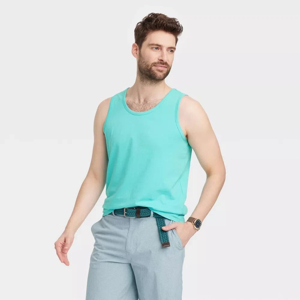 Goodfellow & Co Men's Blue Size Medium Tank Top